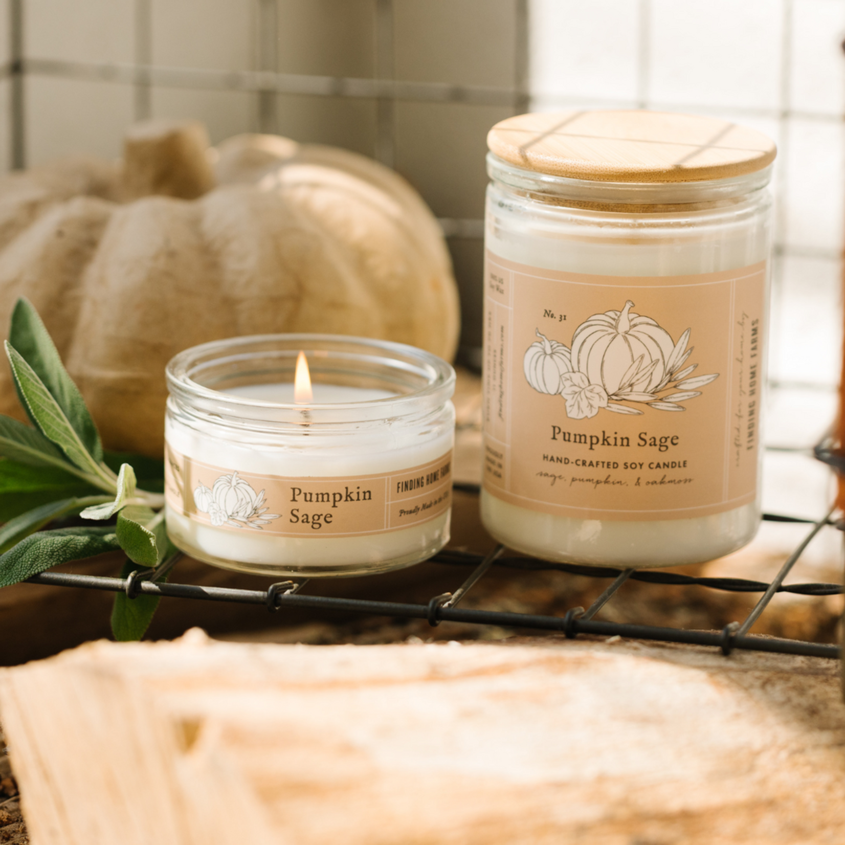 Finding Home Farms Pumpkin Sage Candle Small