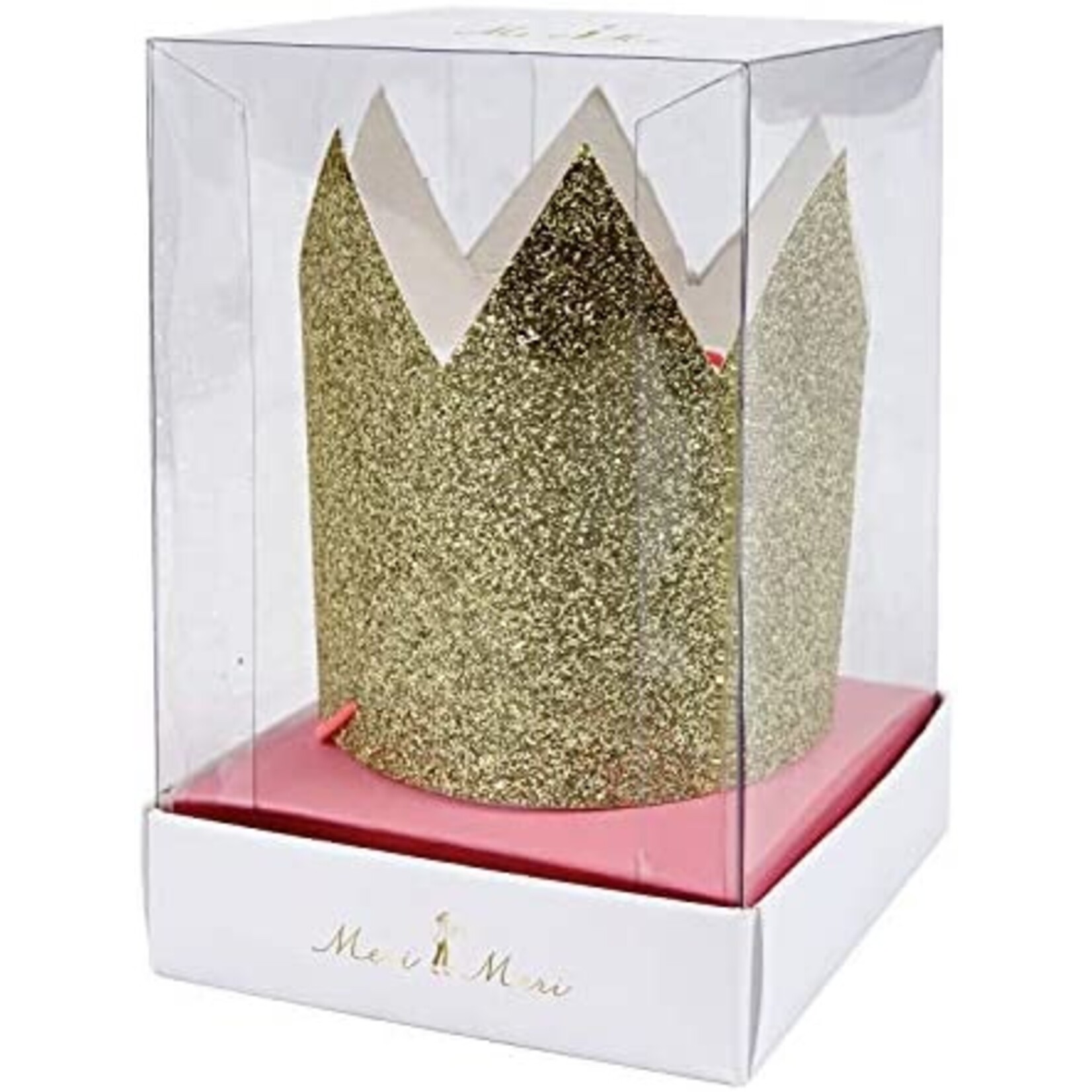 Meri Meri Mini Gold Glitter Crowns