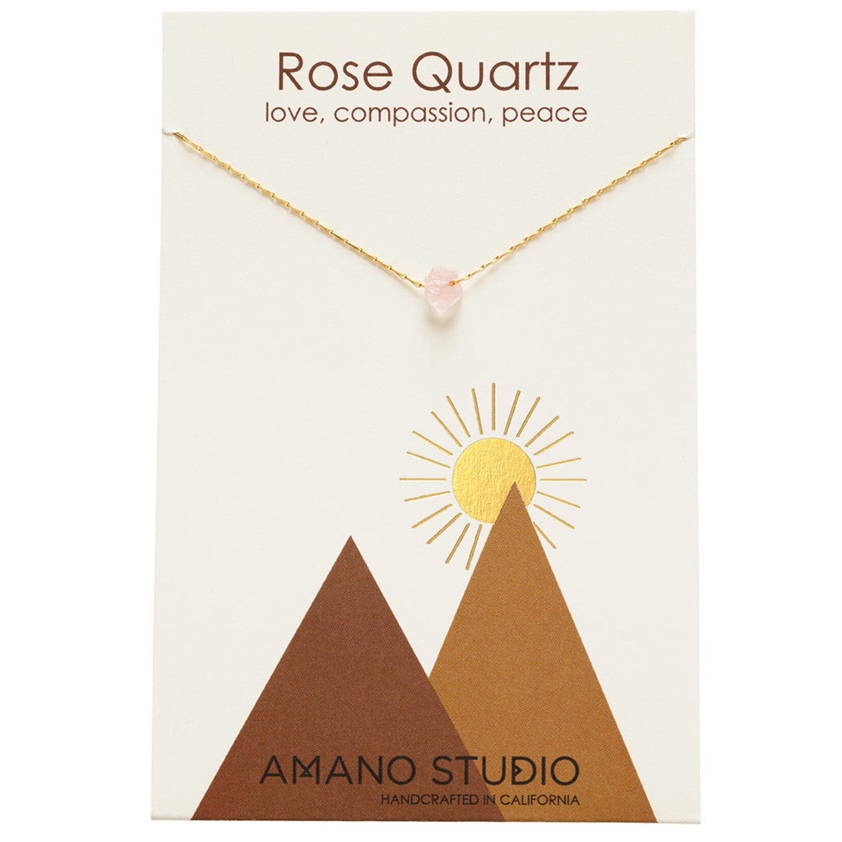 Amano Studio Healing Stones- Rose Quartz