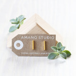 Amano Studio Gold Bar Studs
