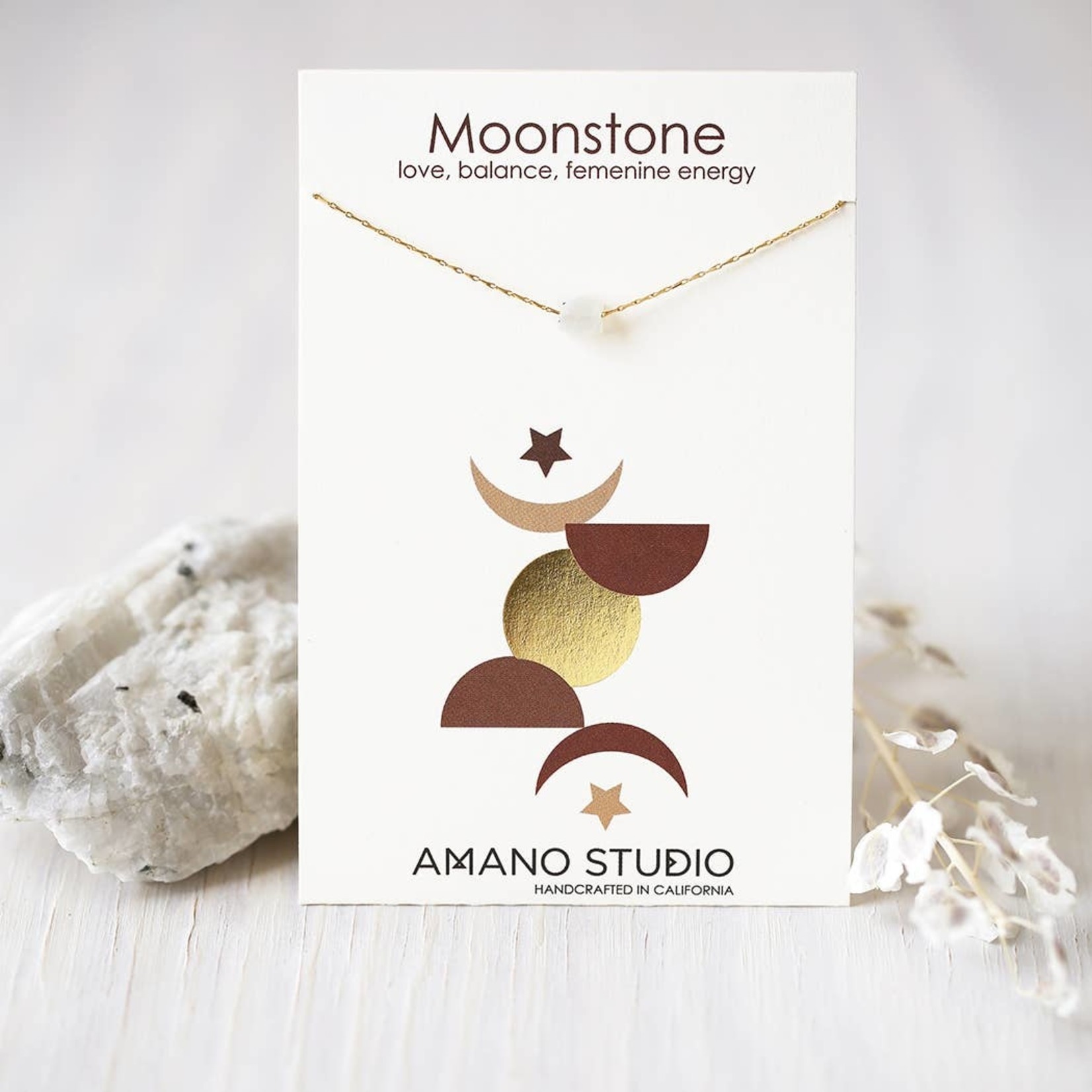 Amano Studio Healing Stones- Moonstone
