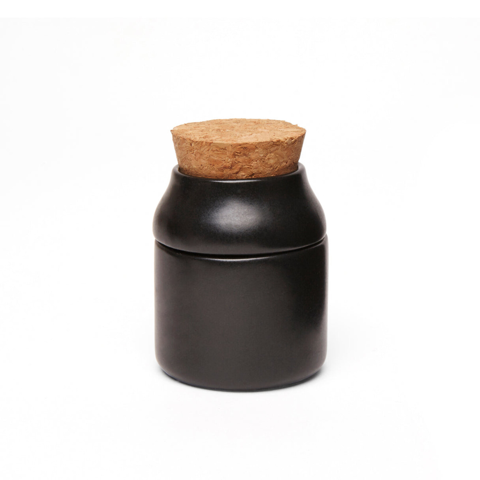 HERB GRINDER + JAR SMALL BLACK