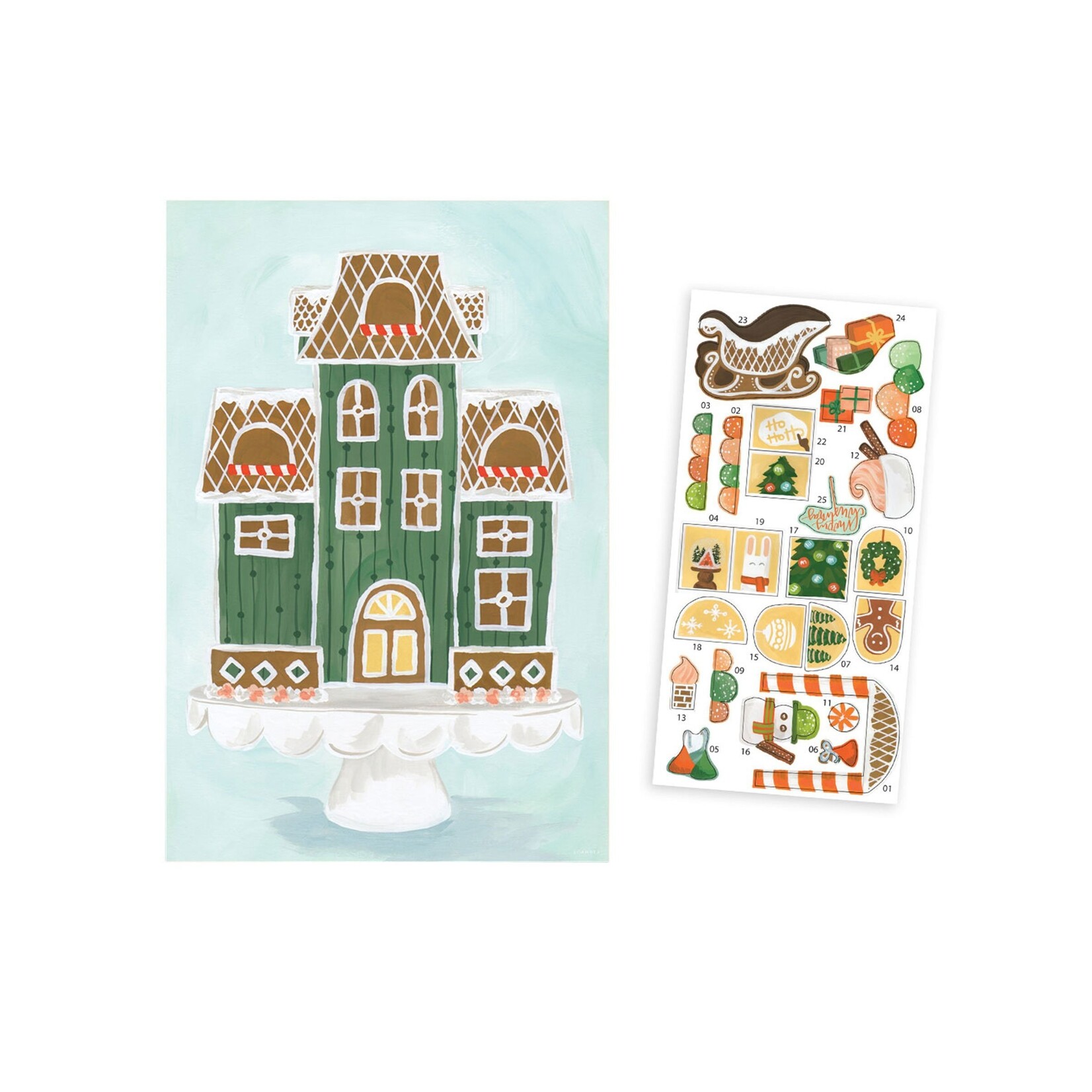 One Canoe Two Paper Co. Christmas Countdown Calendar - Townhouse