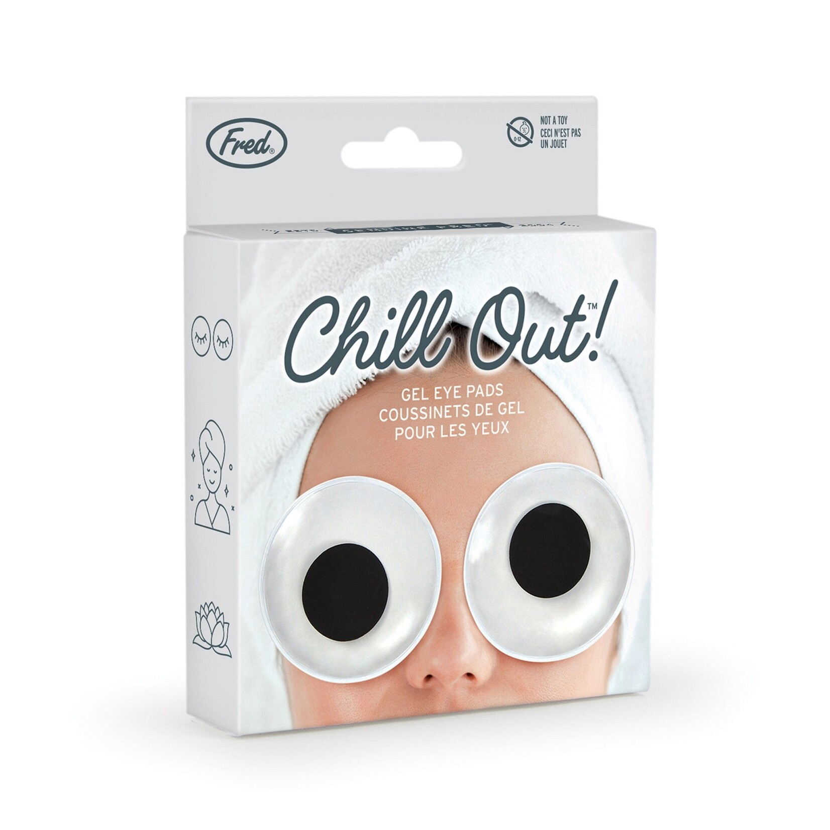Fred & Friends CHILL OUT - EYE PADS-GOOGLY EYES