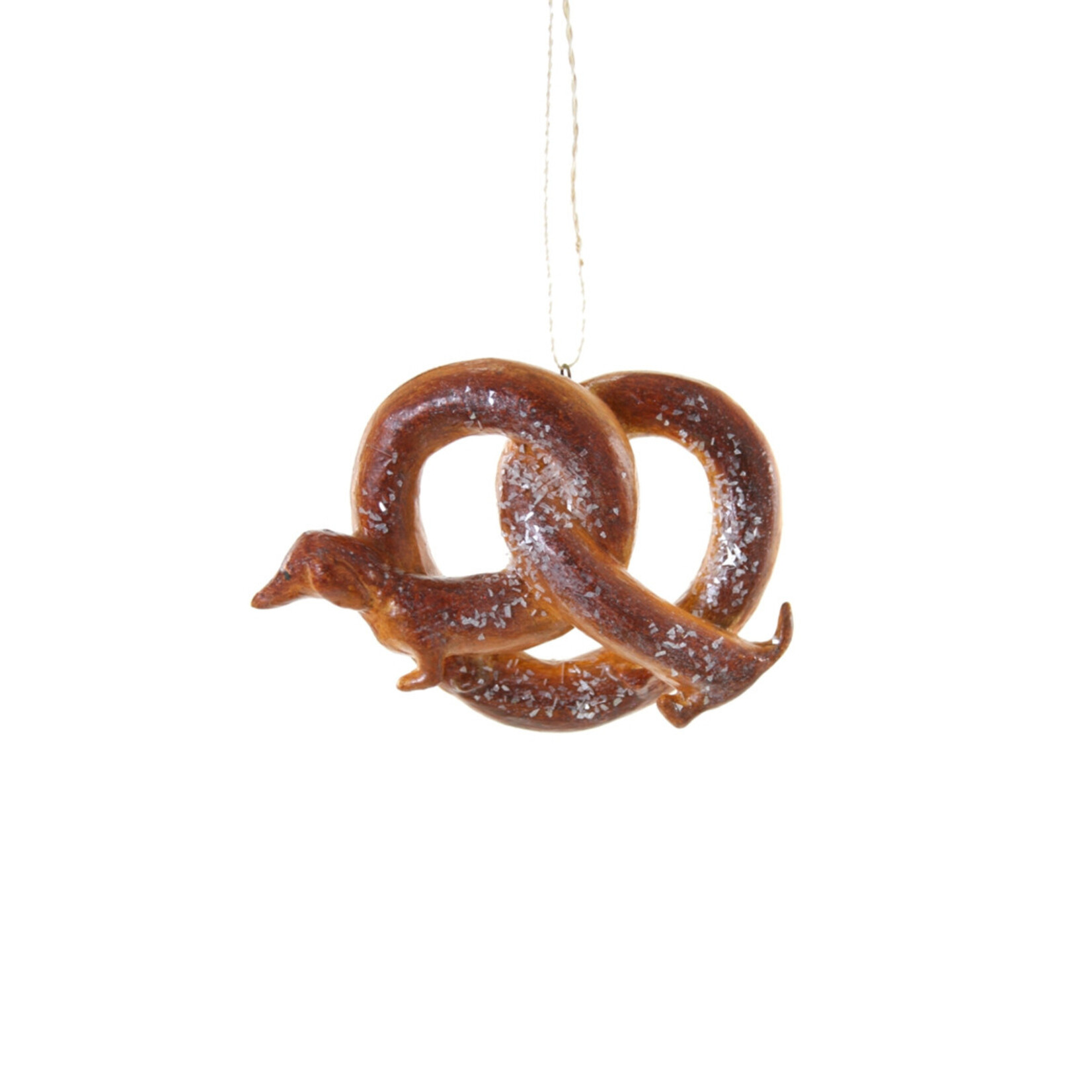 Cody Foster Pretzel Dachsund Ornament