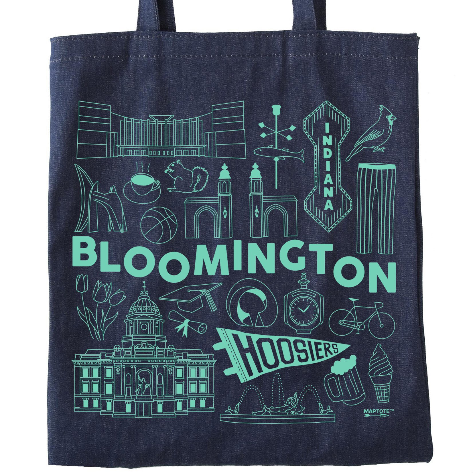 Maptote Bloomington Icons Tote