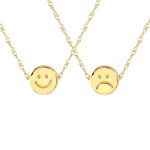 Kris Nations Happy Sad Chain Necklace