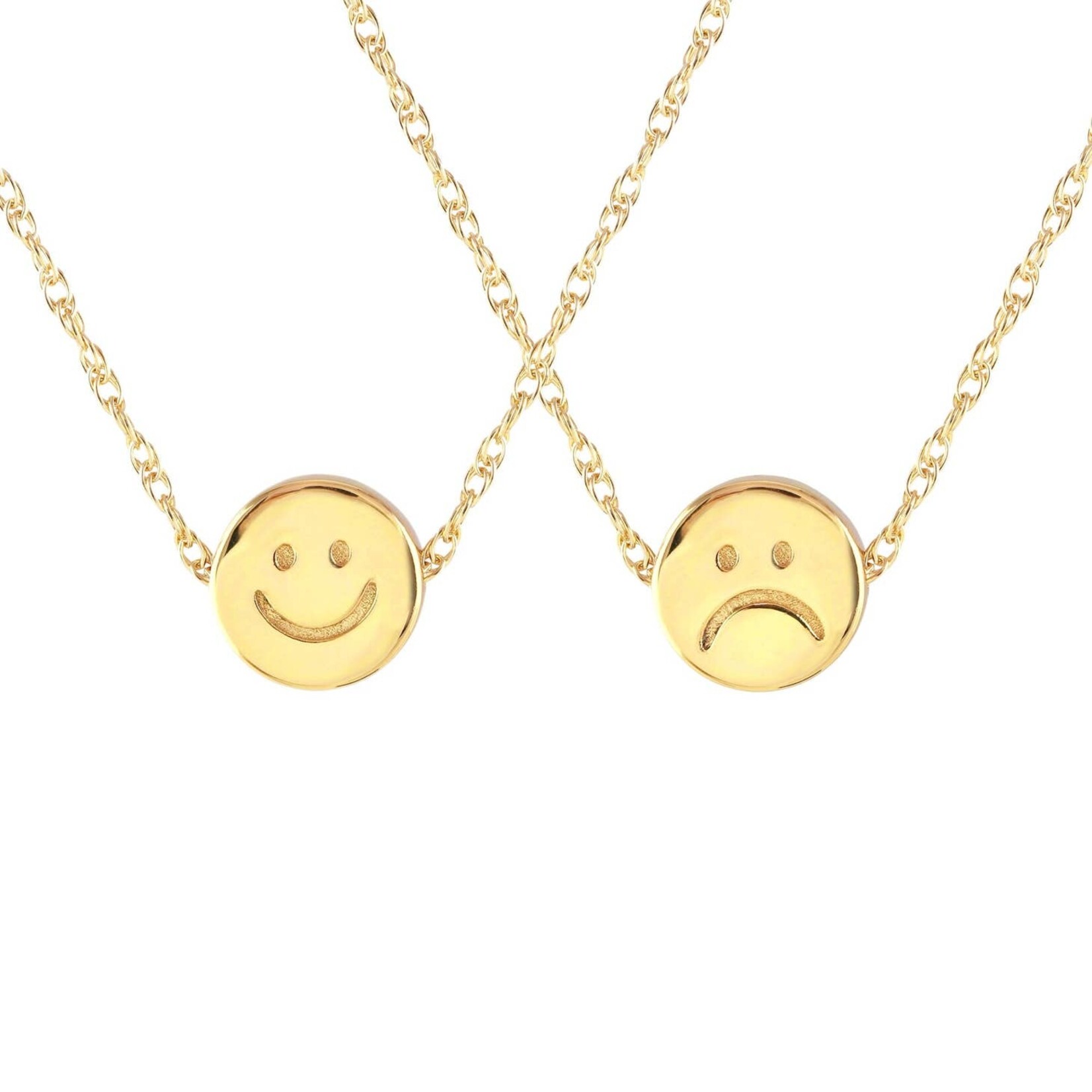 Kris Nations Happy Sad Chain Necklace