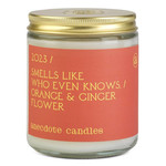 Anecdote Candles 2023 Candle of the Year (Orange & Ginger) Glass Jar Candle