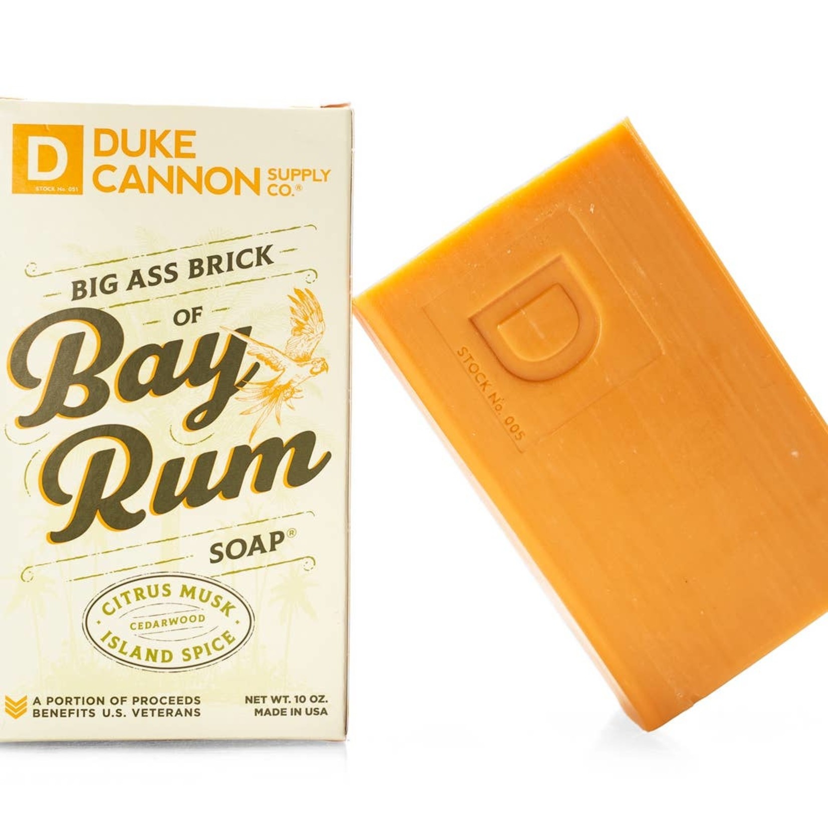 Duke Cannon Big Ass Brick of Soap- Bay Rum