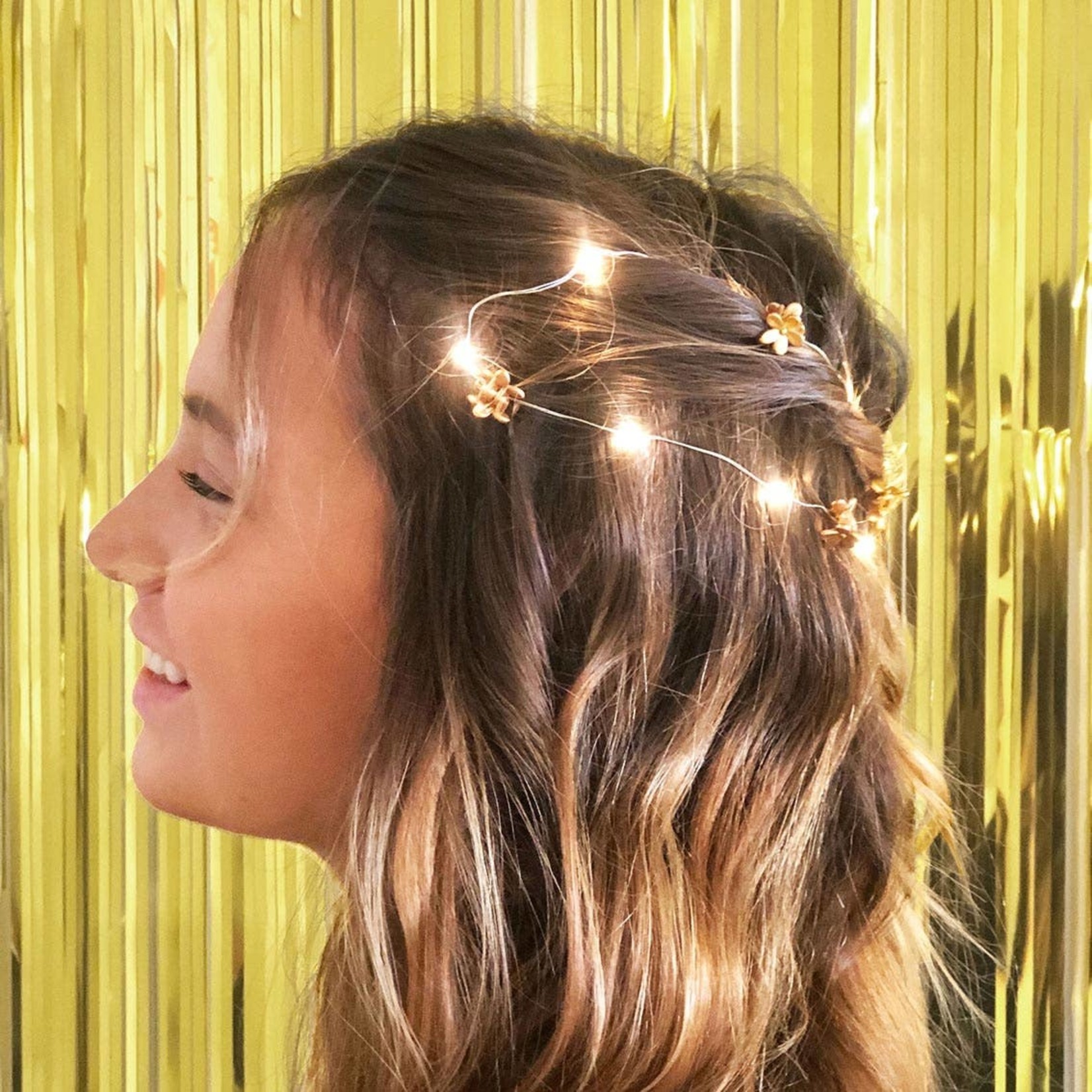 Talking Tables Gold Hair Accessory String Lights