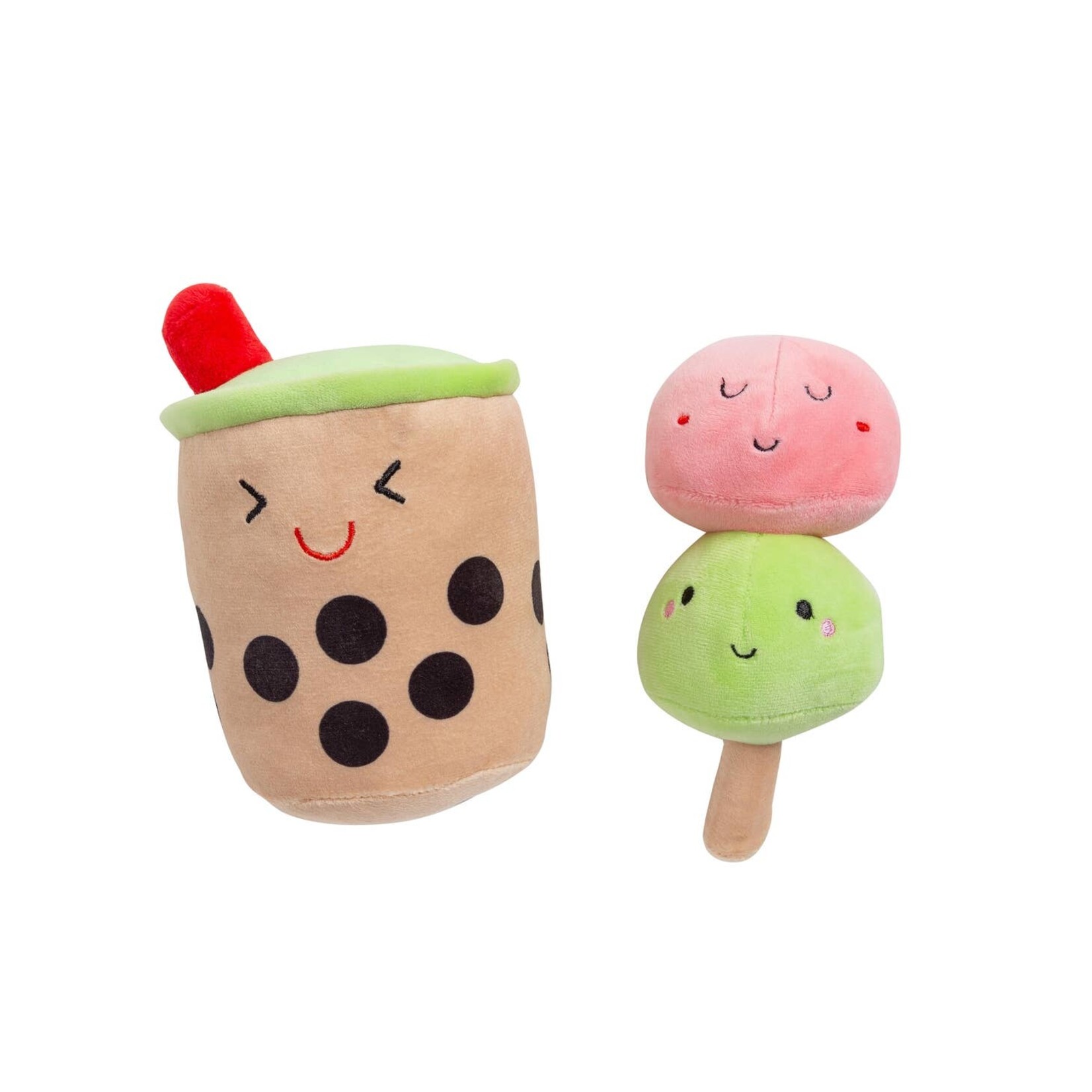 Pearhead Bubble Tea Dog Toys, Set of 2