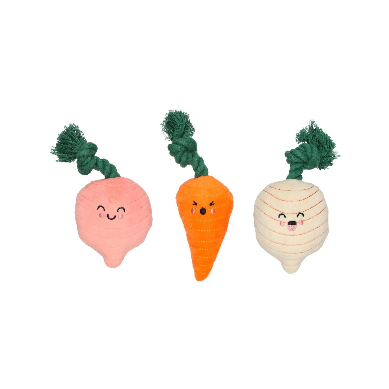 Pearhead Veggies Rope Dog Toys, Set of 3