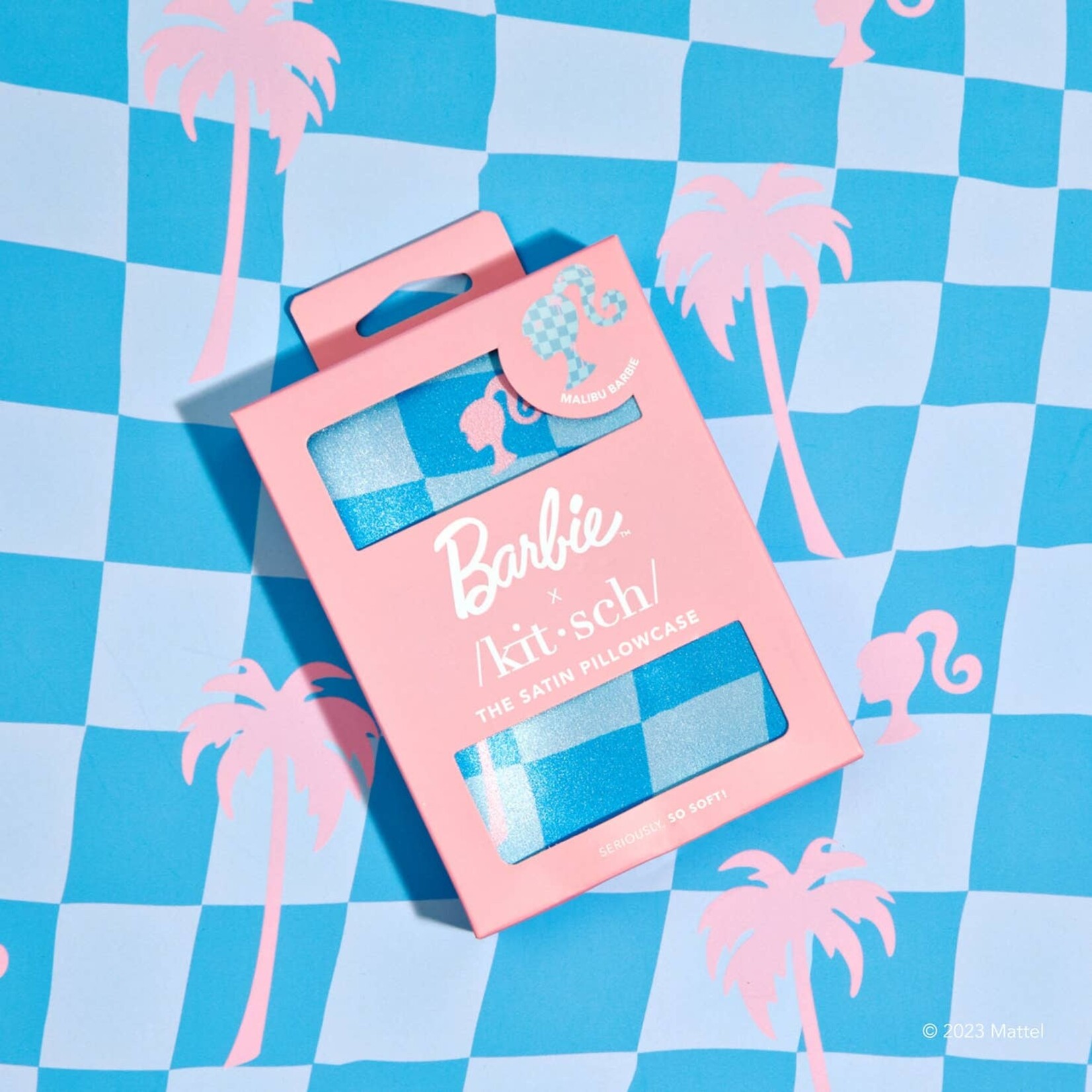KITSCH Barbie x kitsch Satin Pillowcase - Malibu Barbie