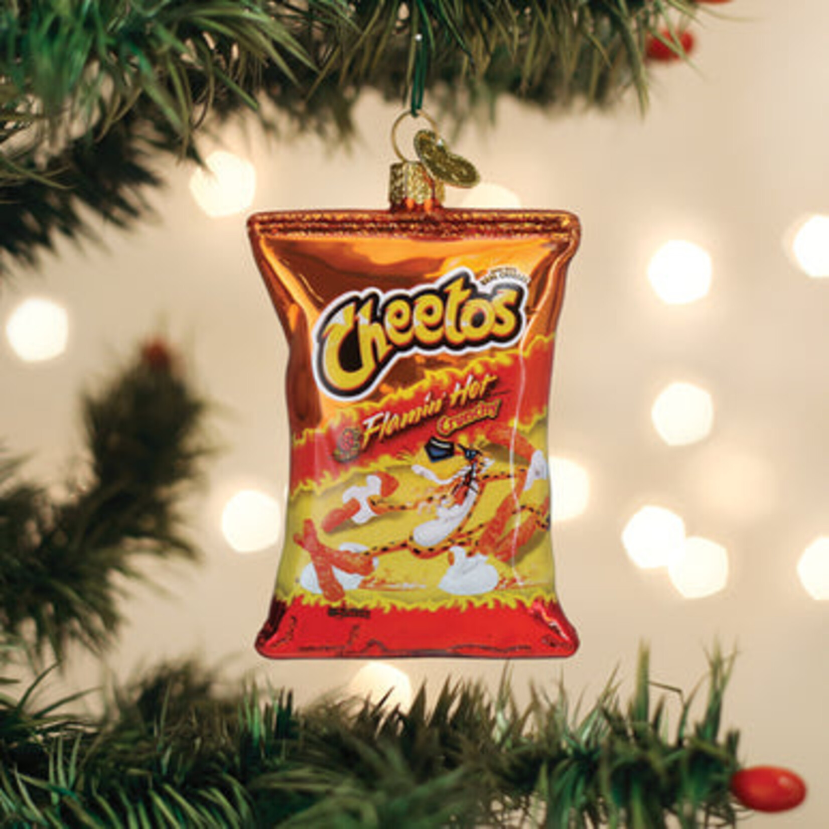 Old World Christmas Flamin' Hot Cheetos Ornament