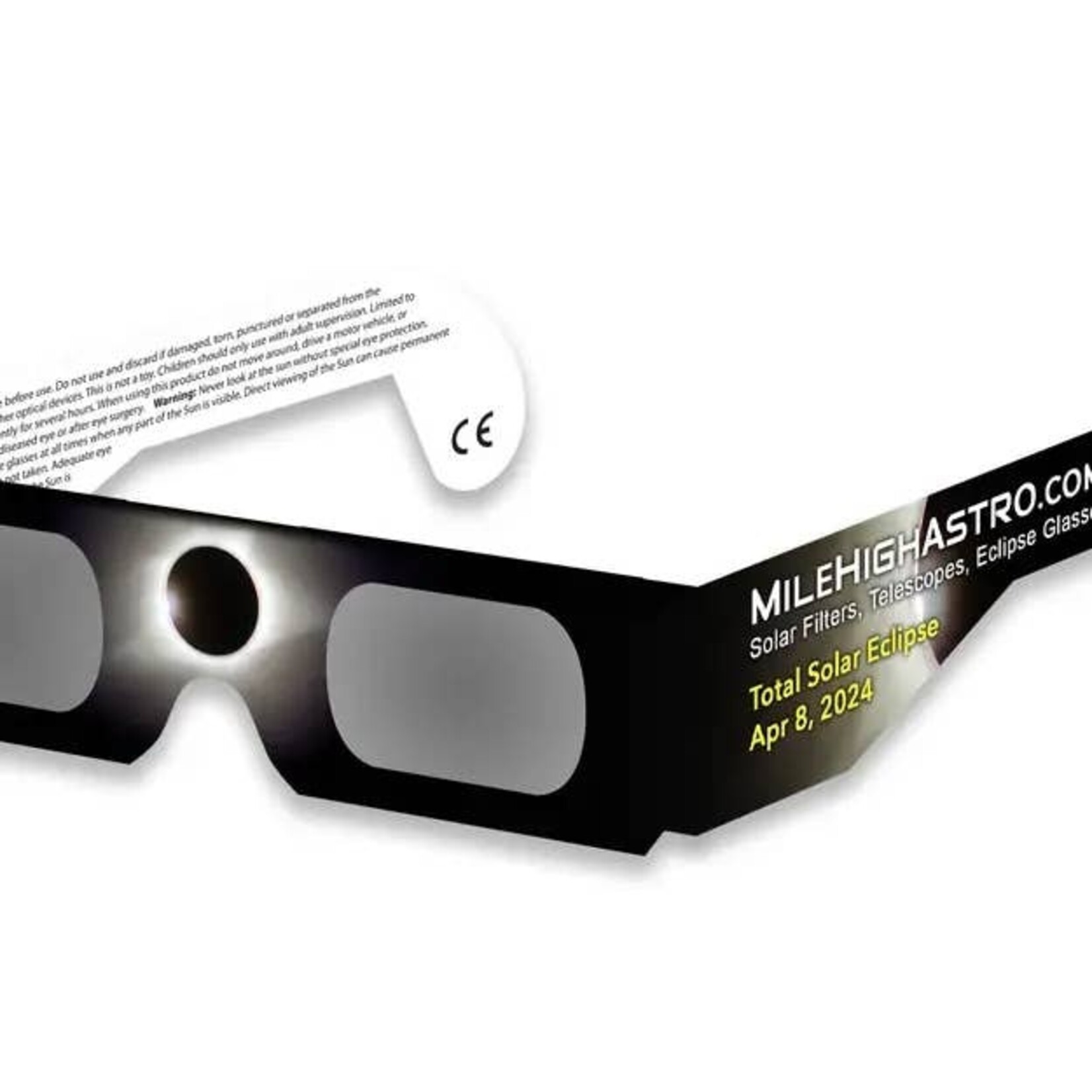 Mile High Astronomy Solar Eclipse Glasses - 5 Pack