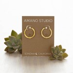 Amano Studio Small Gold Hoops