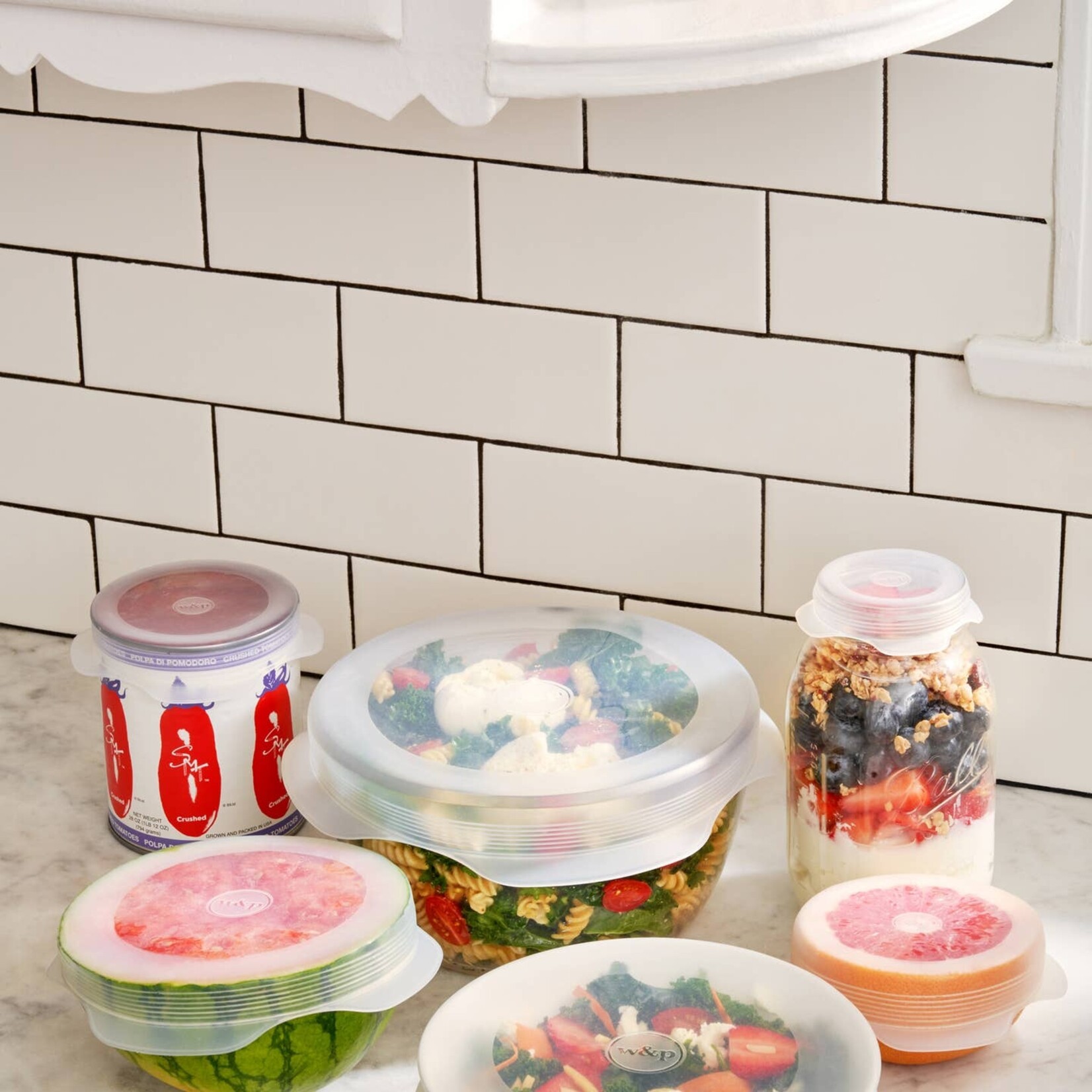 W&P Reusable  Silicone Stretch Lids - Set of 6