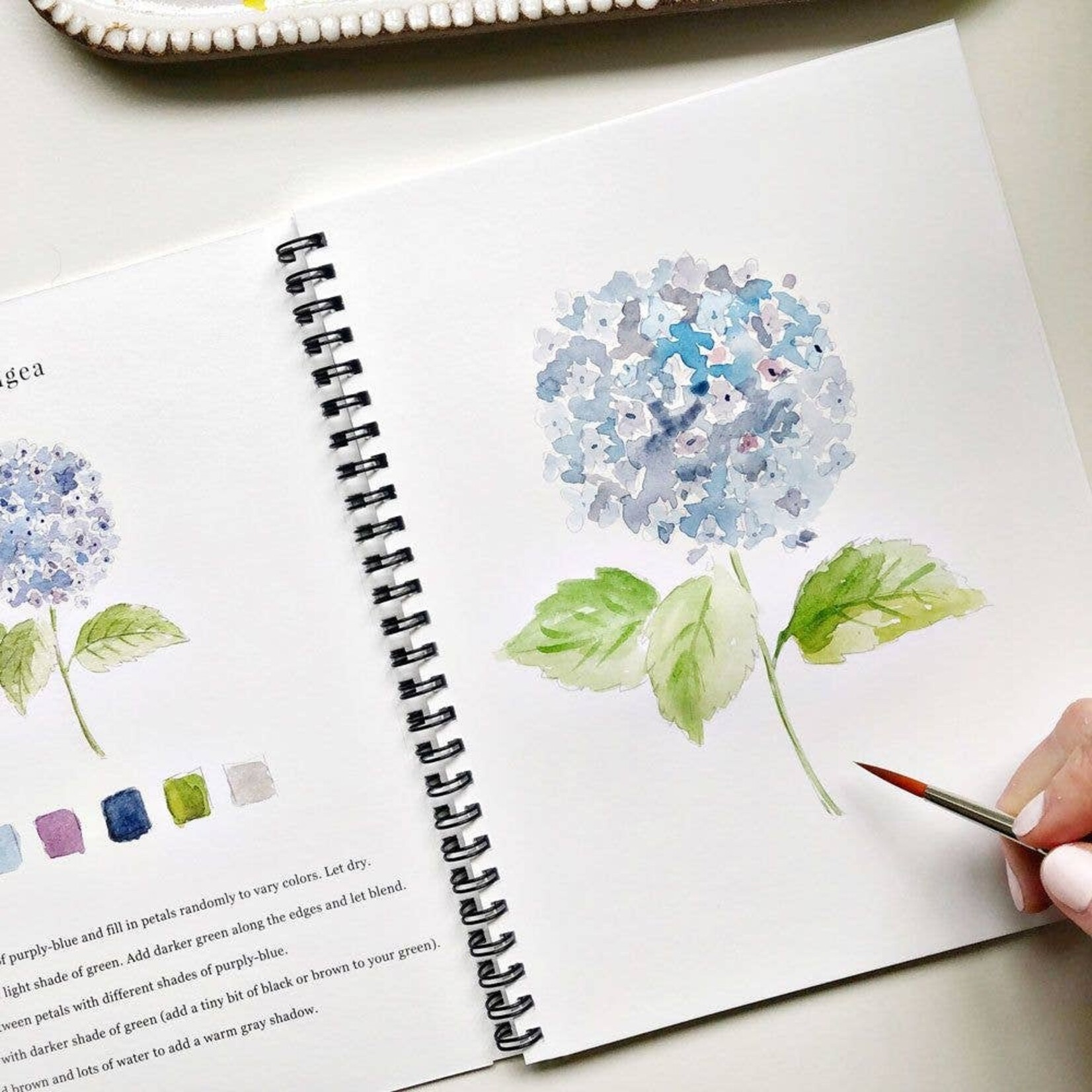 emily lex studio Flowers Watercolor Workbook