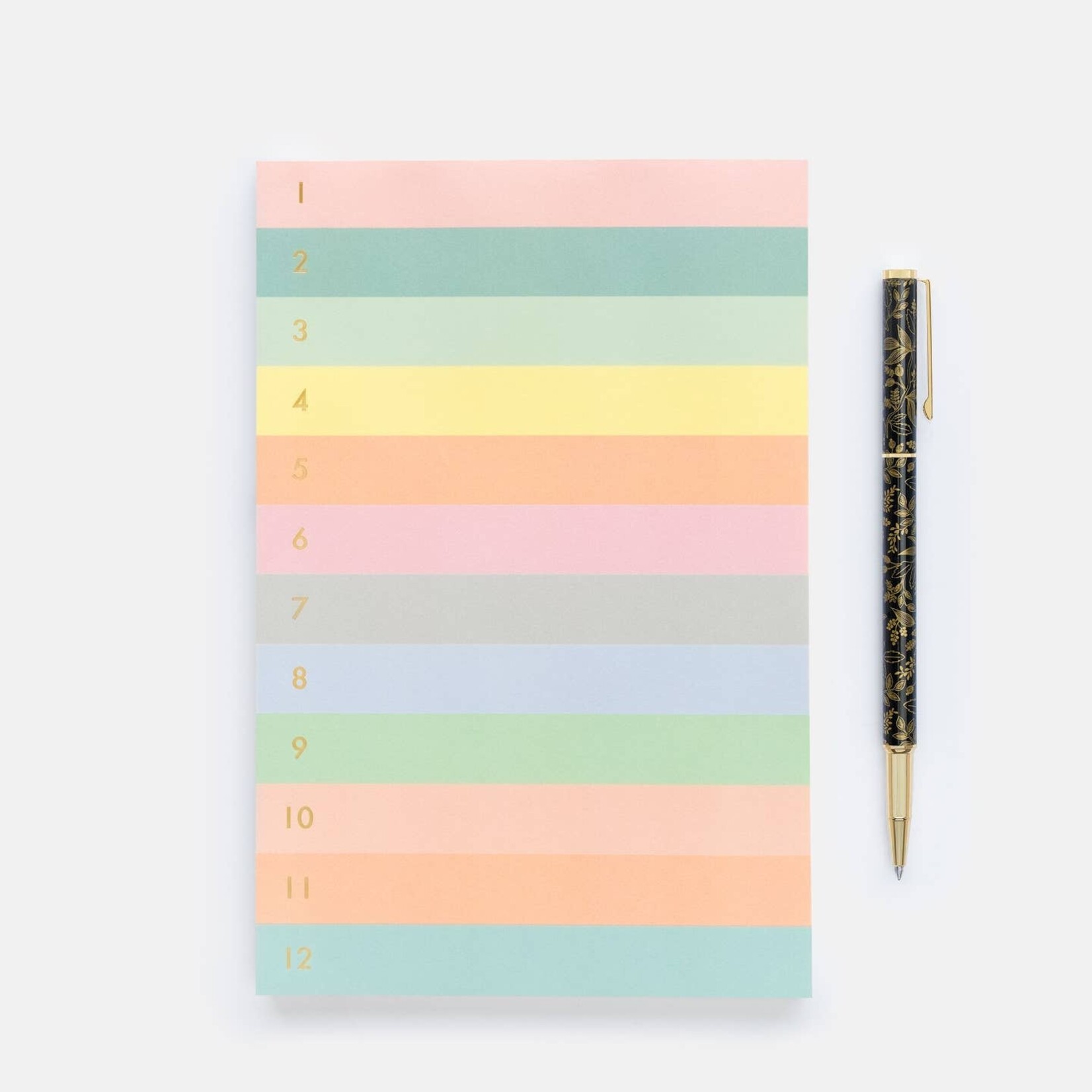 Rifle Paper Co. Numbered Color Block Memo Notepad