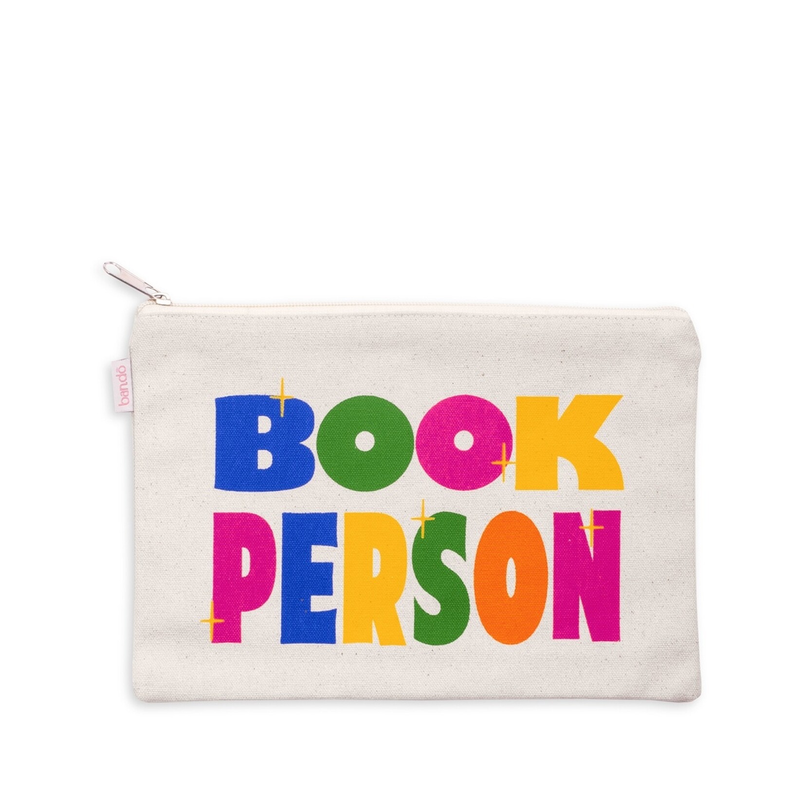 Ban.do Canvas Pouch, Book Person