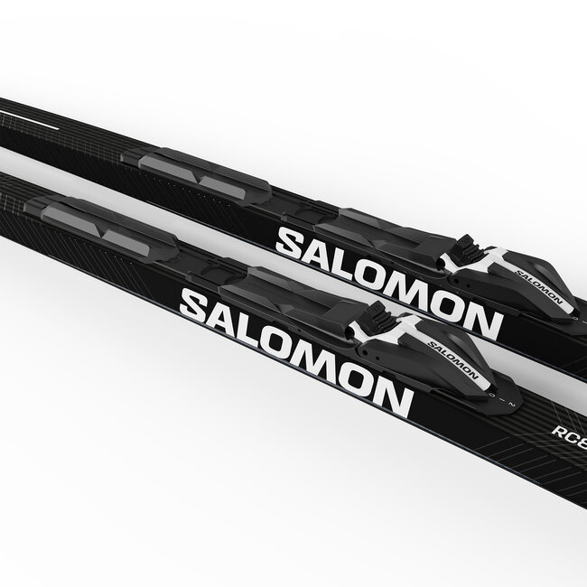 SALOMON Skis RC8  eSkin Stiff avec fixations Prolink Shift