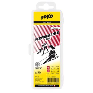 TOKO FART DE GLISSE PERFORMANCE ROUGE 120G