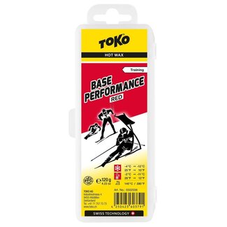 TOKO FART DE GLISSE BASE PERFORMANCE ROUGE 120G