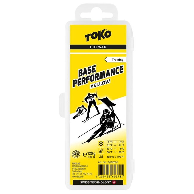 TOKO FART DE GLISSE BASE PERFORMANCE JAUNE 120g