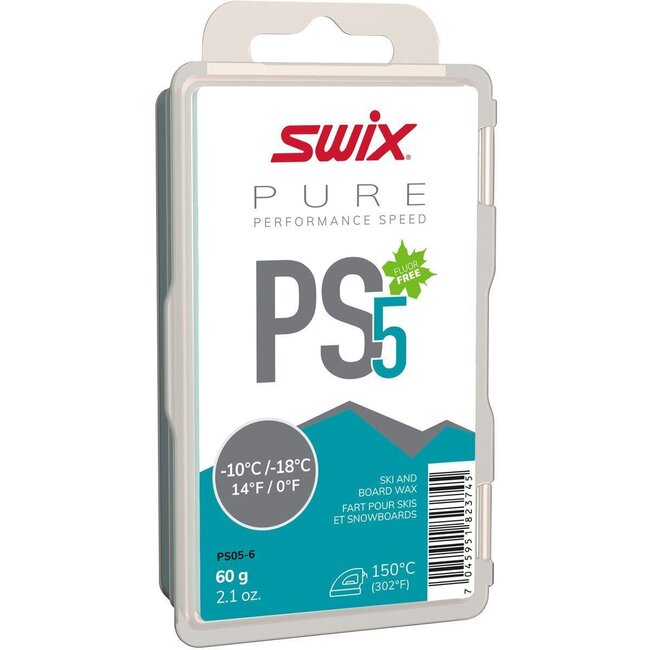SWIX FART DE GLISSE PS5 TURQUOISE 60G