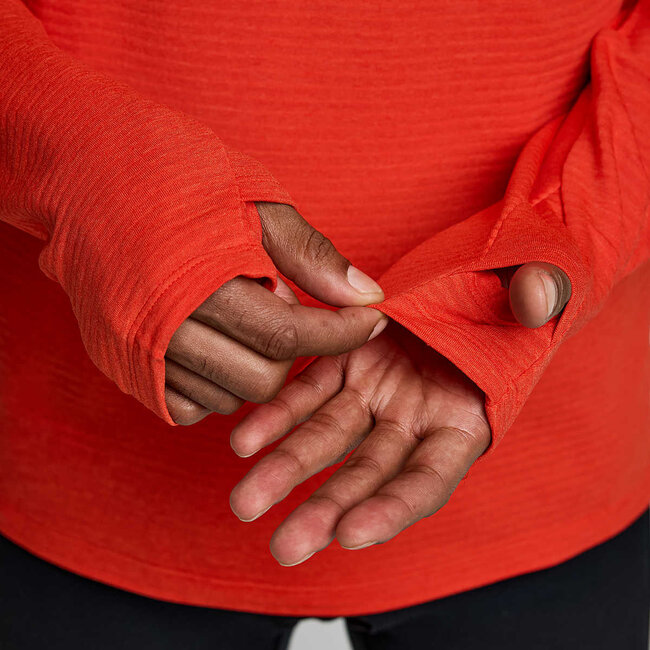 SAUCONY CHANDAIL H TRIUMPH 3D 1/2 ZIP