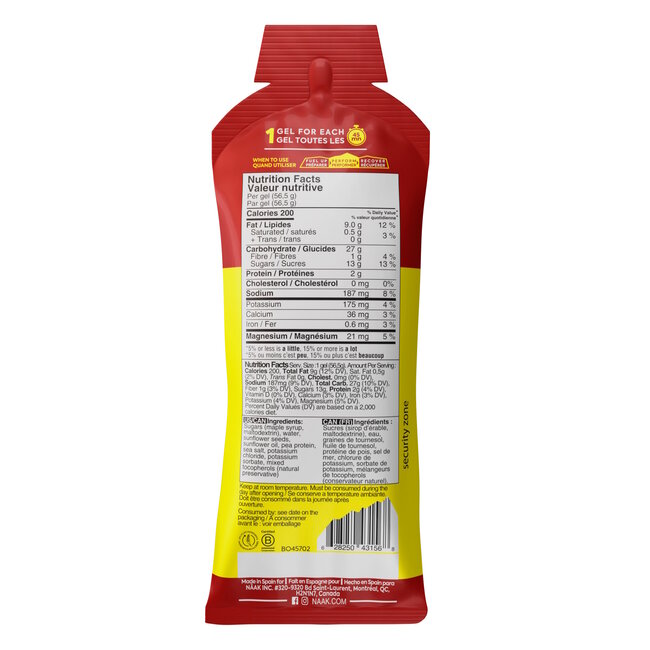 NAAK Gel Énergétique