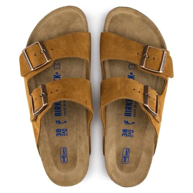 BIRKENSTOCK Sandales F Arizona Soft Footbed Suede Leather