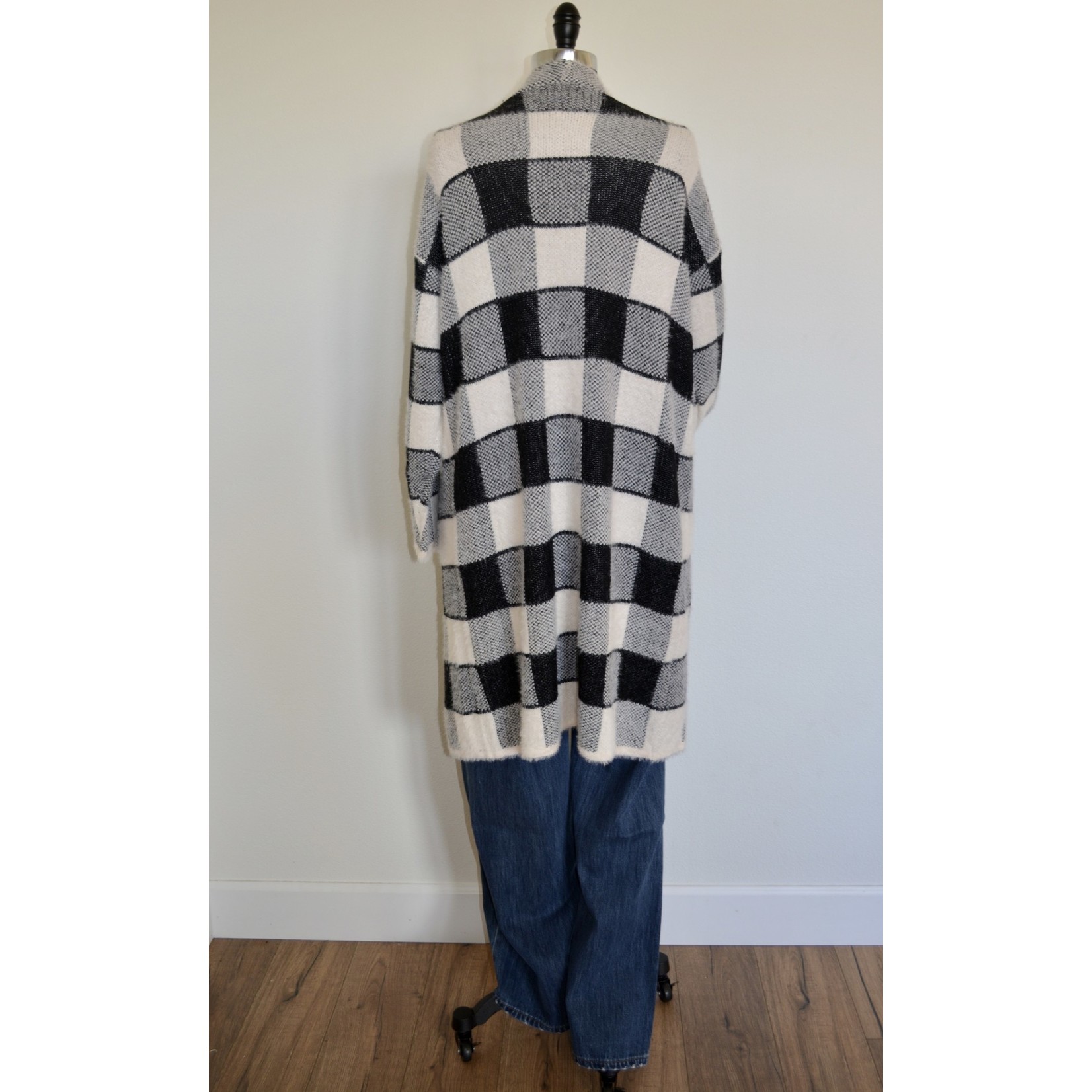 Plaid Duster Cardigan - Union Boutique NW