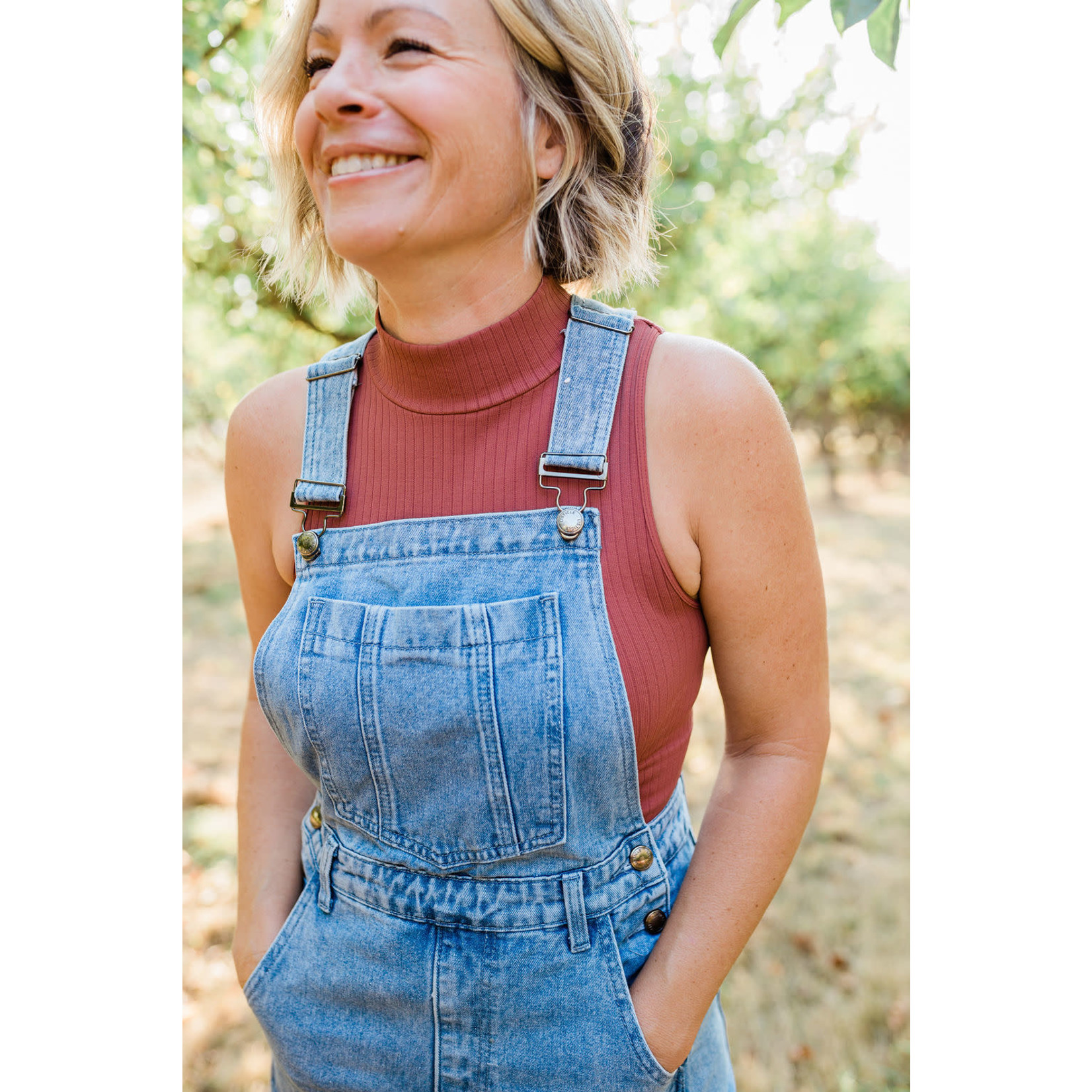 Listicle Throwback Denim Overalls