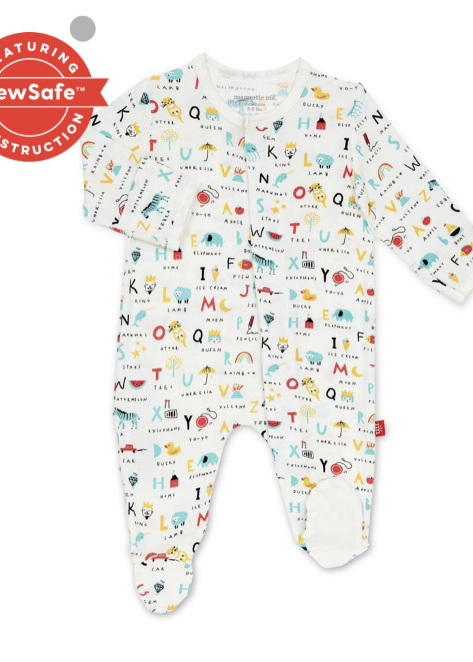 Magnificent Baby ABC Love Footie