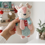 Itzy Ritzy Holiday Pink Reindeer Itzy Lovey™ Plush + Teether Toy