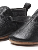 Zutanos Black Leather Baby Shoe