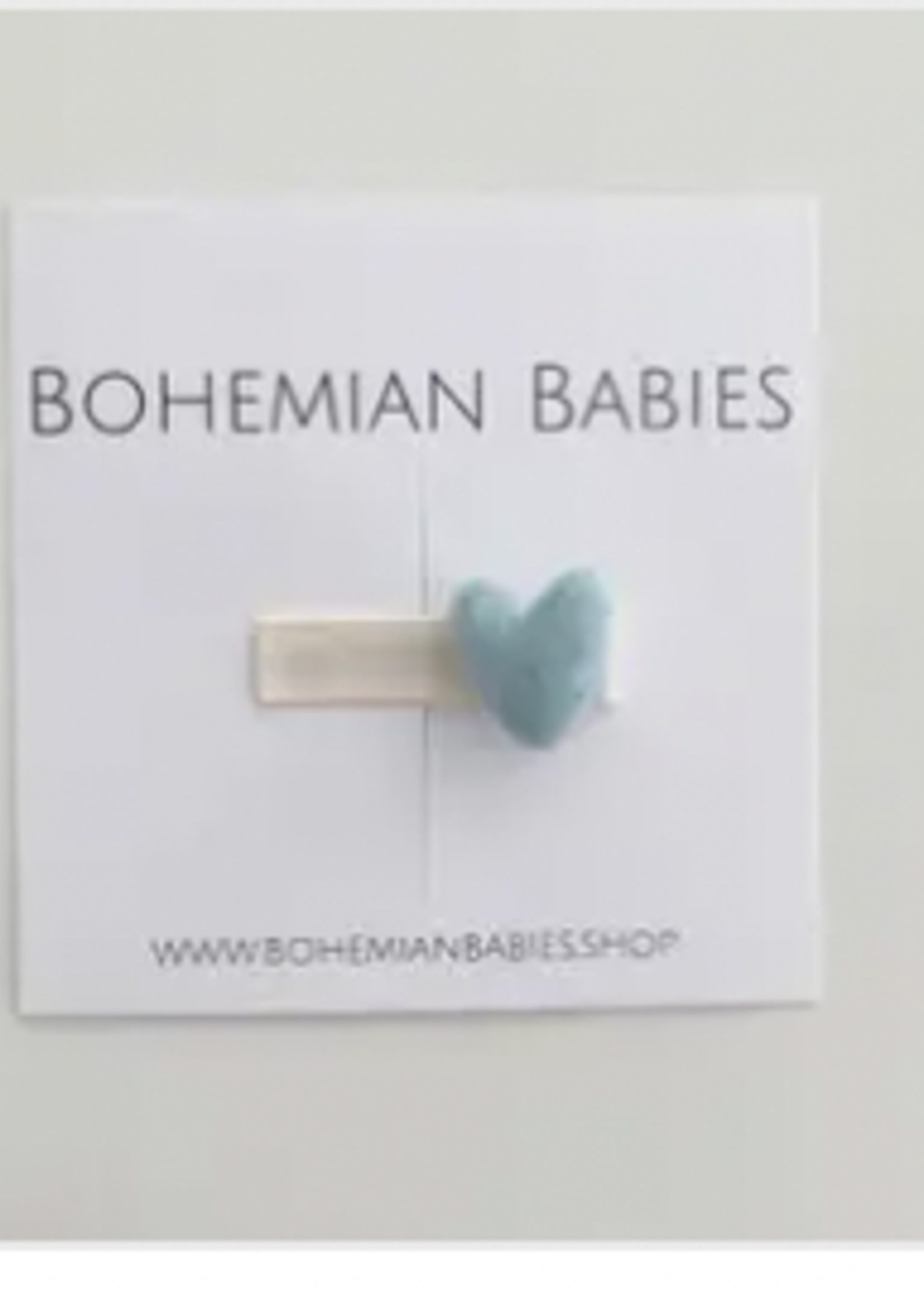 Bohemian Babies Felted Heart Nylon Headbands