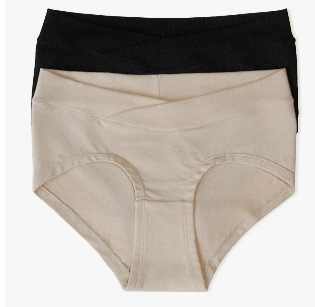 High-Waisted Postpartum Recovery Panties (5 Pack) - Assorted Neutrals –  Pacifier Kids Boutique