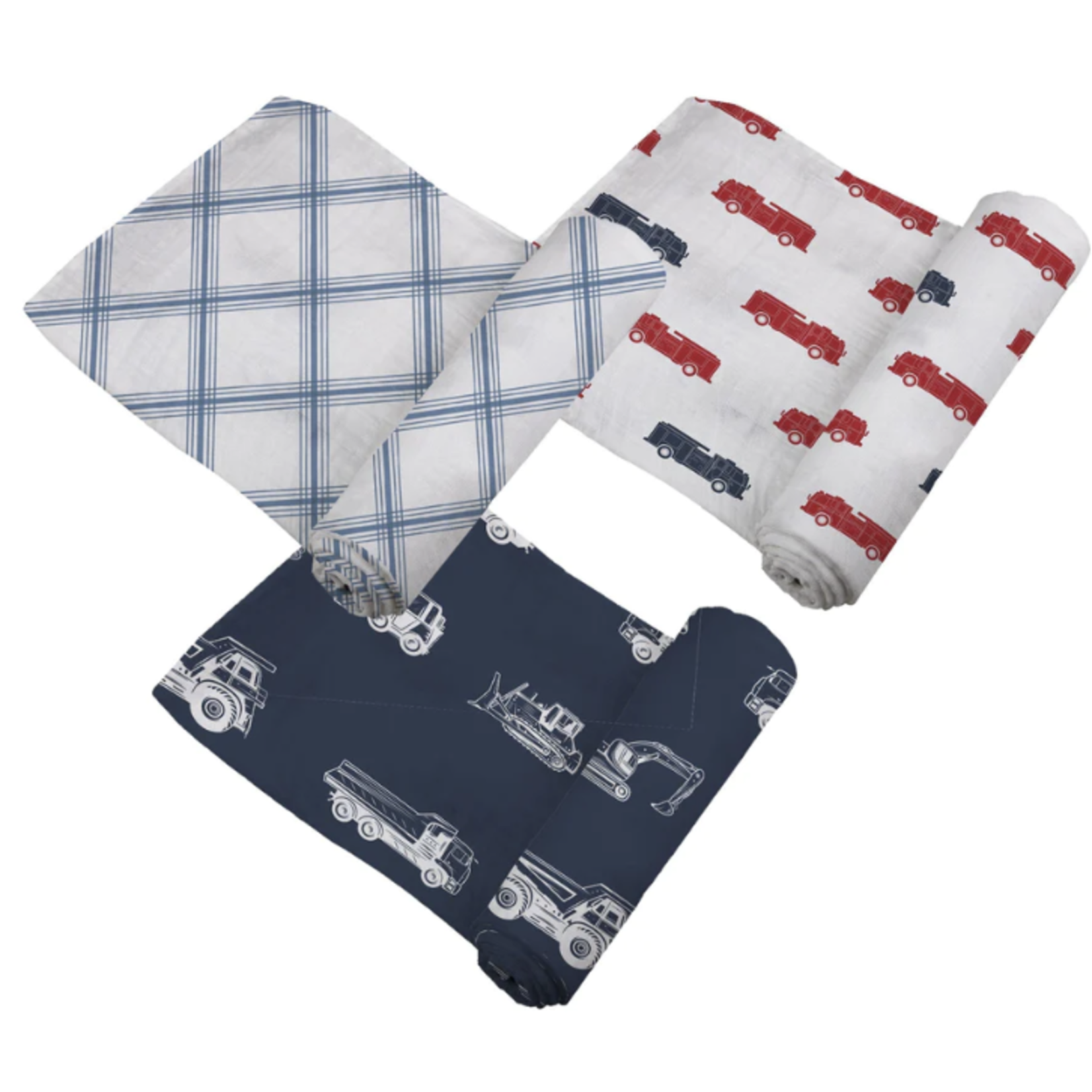 Happy Horse Things That Go Swaddle - 3 Pack