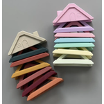 Three Hearts House Building Stackers - Bright