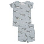 Grey Whales Lounge Short Set