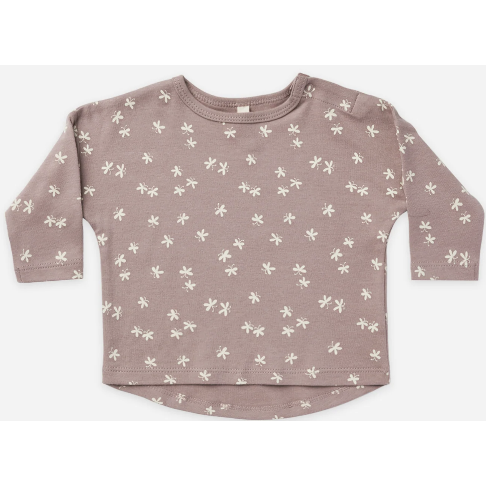 Quincy Mae Long Sleeve Tee | Butterflies