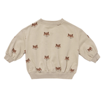 Quincy Mae RELAXED FLEECE SWEATSHIRT || FOXES