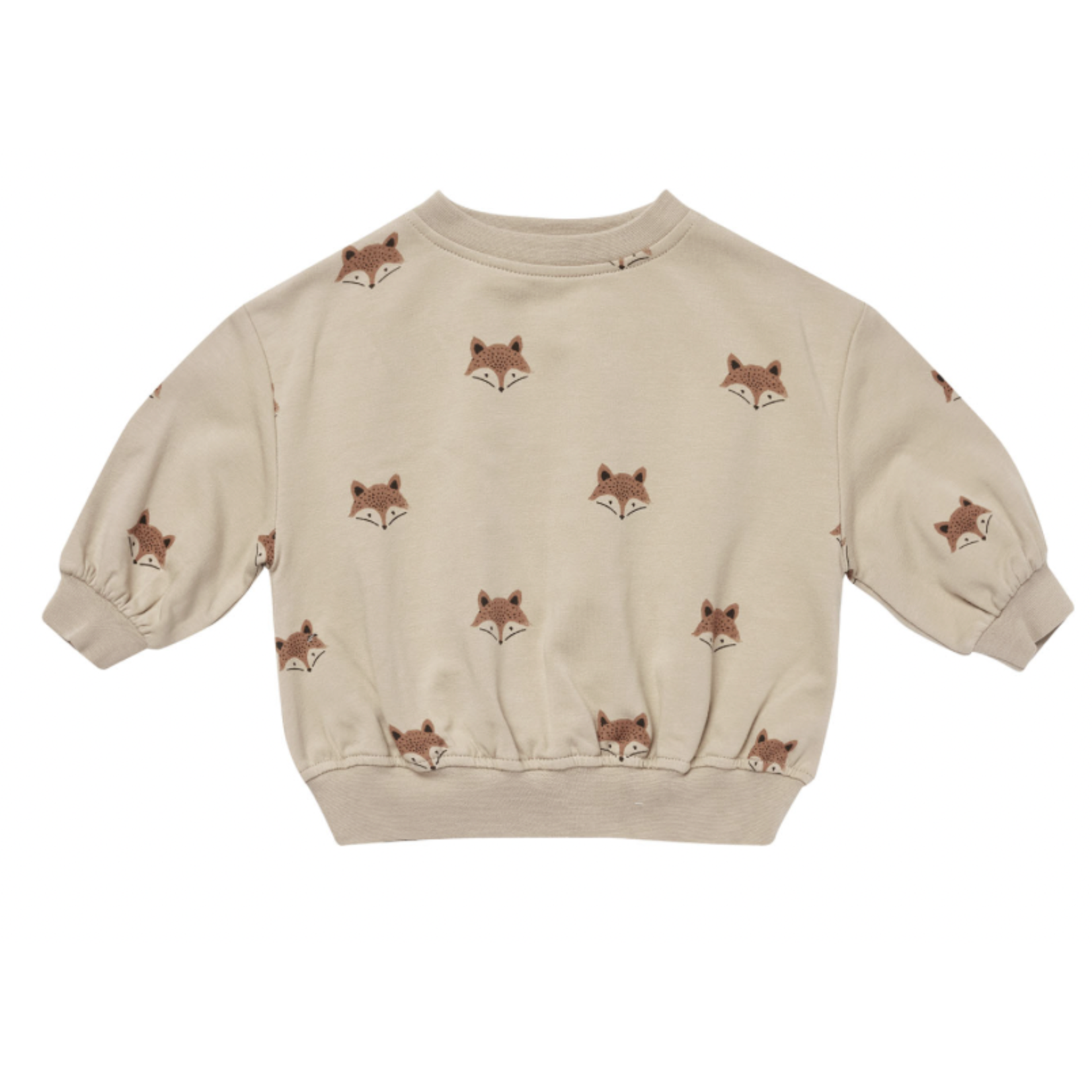 Quincy Mae RELAXED FLEECE SWEATSHIRT || FOXES