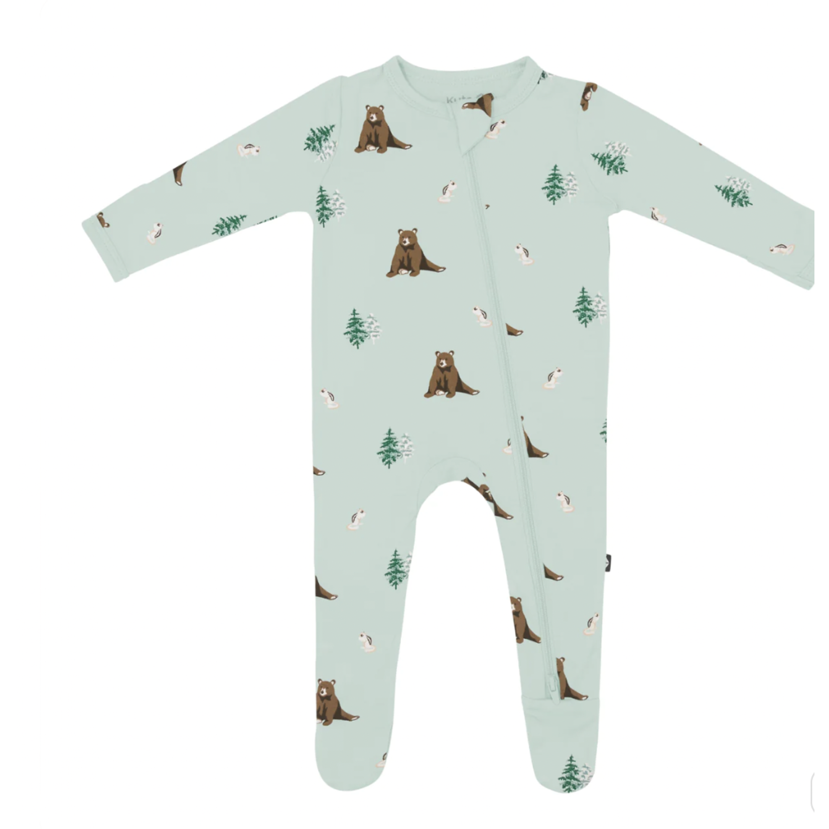 Kyte Baby Zippered Footie in Trail