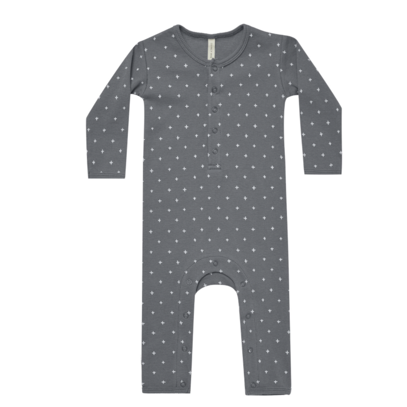 Quincy Mae RIBBED BABY JUMPSUIT || CRISS CROSS