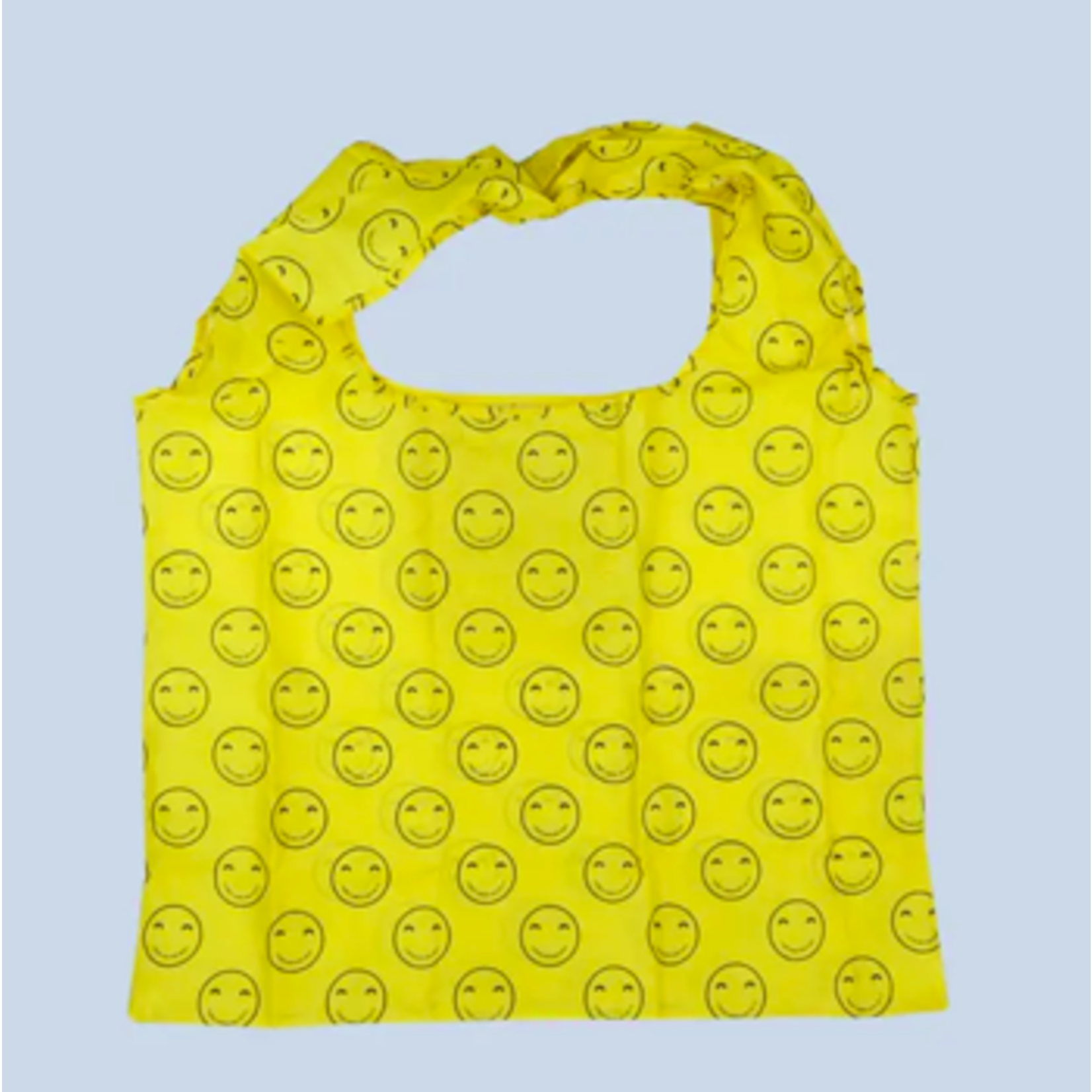 Properly Improper Reusable Nylon Tote Bag - Smiley