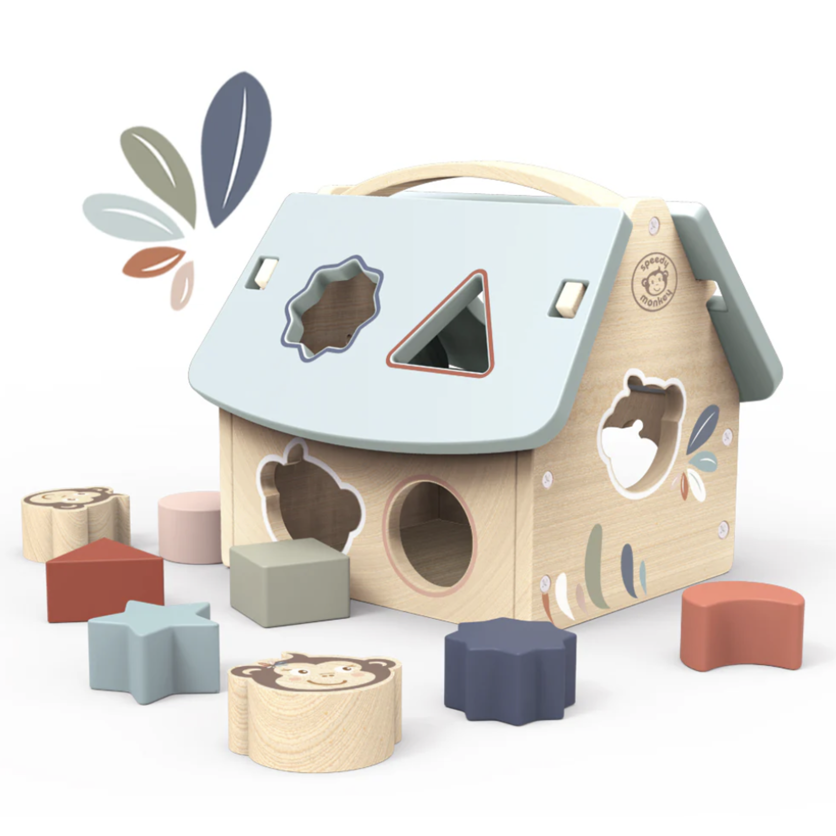 Speedy Monkey House Shape Sorter